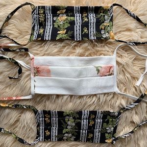 3 Brand New Unused Reformation Face Masks